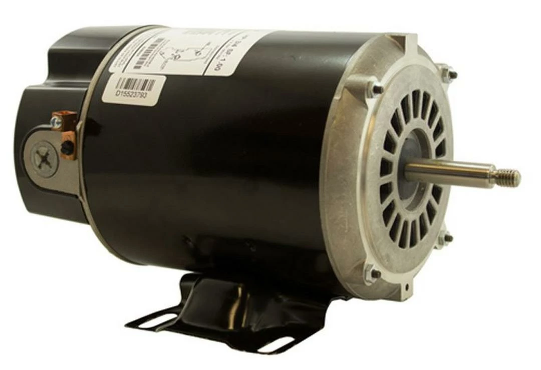 U.S. Motors - Emerson EZBN36 48 Frame Thru-Bolt 2-Speed 3/4 / 1/10 HP Pool And Spa Motor, 115V 4 U.S. Motors - Emerson EZBN36 48 Frame Thru-Bolt 2-Speed 3/4 / 1/10 HP Pool And Spa Motor, 115V - Image 2