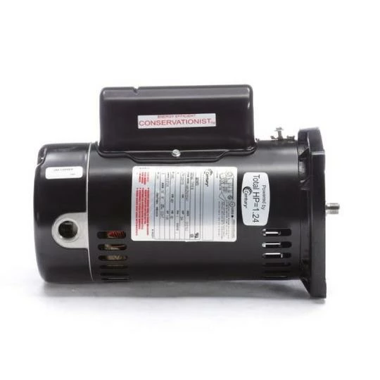Century A.O. Smith - 48Y Square Flange 3/4 HP Full Rated Pool Filter Motor, 12.6/6.3A 115/230V 4 Century A.O. Smith - 48Y Square Flange 3/4 HP Full Rated Pool Filter Motor, 12.6/6.3A 115/230V - Image 2