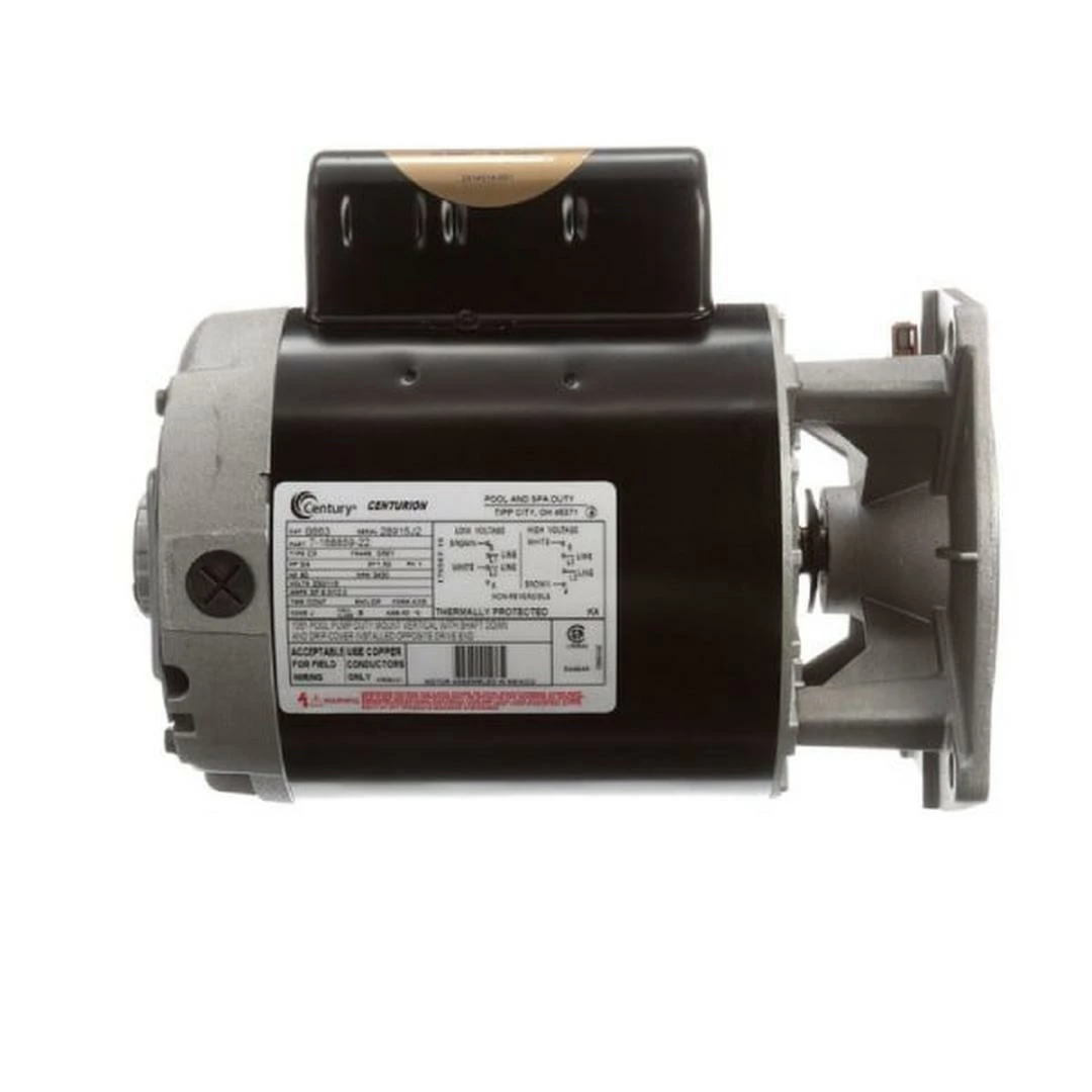 Century A.O. Smith - 56Y Vertical 3/4 HP Pool Cleaner Replacement Motor, 6.0/12.0A 115/230V 10 Century A.O. Smith - 56Y Vertical 3/4 HP Pool Cleaner Replacement Motor, 6.0/12.0A 115/230V - Image 8