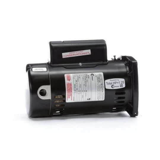 Century A.O. Smith - 48Y Square Flange 1 HP Up-Rated Pool Filter Motor, 12.6/6.3A 115/230V 4 Century A.O. Smith - 48Y Square Flange 1 HP Up-Rated Pool Filter Motor, 12.6/6.3A 115/230V - Image 2