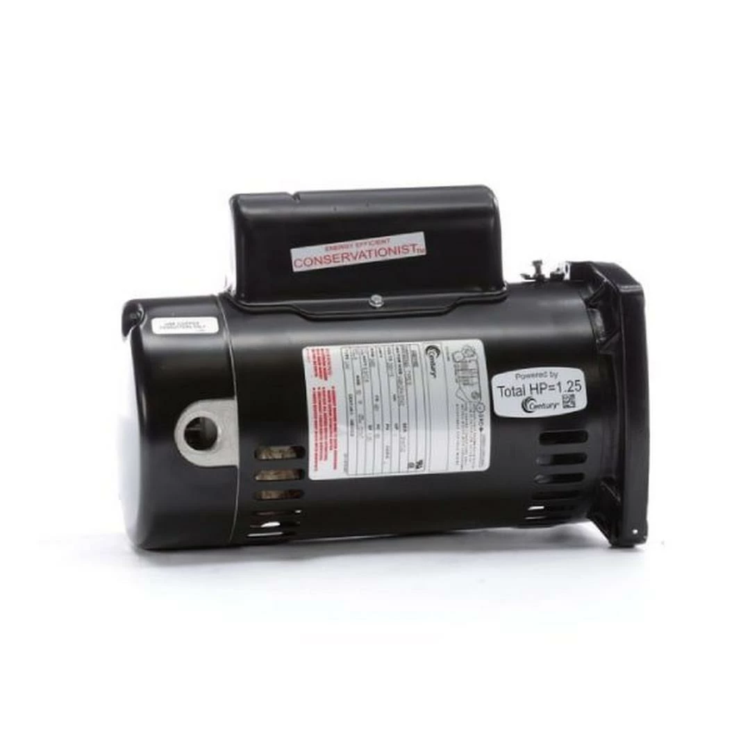 Century A.O. Smith - 48Y Square Flange 1 HP Up-Rated Pool Filter Motor, 12.6/6.3A 115/230V 8 Century A.O. Smith - 48Y Square Flange 1 HP Up-Rated Pool Filter Motor, 12.6/6.3A 115/230V - Image 6