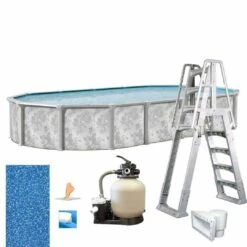 Ambassador 12'x18' X 52" Oval Above Ground Pool Package -US Swimming Pool Sales 2024 Ambassador 12x18 x 52 Oval Above Ground Pool Package 3