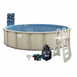 Cascade 18' X 52" Round Above Ground Pool Package -US Swimming Pool Sales 2024 Cascade 18 x 52 Round Above Ground Pool Package 7