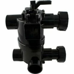 Jandy - DEL Series 2-in-1 Neverlube Multiport Backwash Valve With Pre-Plumbed Union Kit