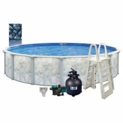 Eden 15' X 52" Round Above Ground Pool Package