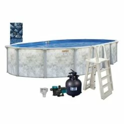 Eden 16'x32' X 52" Oval Above Ground Pool Package