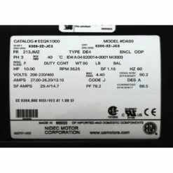 U.S. Motors - Emerson 215JMZ EQ Single Speed 15HP Full Rated Commercial Motor -US Swimming Pool Sales 2024 Emerson 215JMZ EQ Single Speed 15HP Full Rated Commercial Motor 7