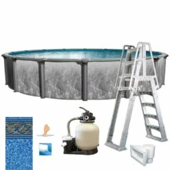Emotion 21' X 52" Round Above Ground Pool Package -US Swimming Pool Sales 2024 Emotion 21 x 52 Round Above Ground Pool Package 5