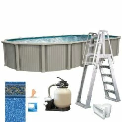 Excursion 18'x33' X 54" Oval Above Ground Pool Package