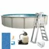 Freestyle 18' X 52" Round Above Ground Pool Package 1 Freestyle 18' X 52" Round Above Ground Pool Package -US Swimming Pool Sales 2024 Freestyle 18 x 52 Round Above Ground Pool Package