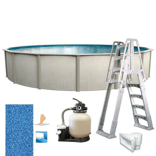 Freestyle 21' X 52" Round Above Ground Pool Package 3 Freestyle 21' X 52" Round Above Ground Pool Package