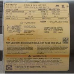 Hayward - Power End Pool Motor For 2HP 1-Speed Tristar Pool Pump, Max Rate 14 Hayward - Power End Pool Motor For 2HP 1-Speed Tristar Pool Pump, Max Rate -US Swimming Pool Sales 2024 Power End Pool Motor for 2HP 1 Speed Tristar Pool Pump Max Rate 2