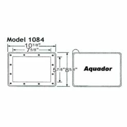 Aquador - Skimmer Faceplate And Lid For Hayward In-Ground Pool Skimmer -US Swimming Pool Sales 2024 Skimmer Faceplate and Lid for Hayward In Ground Pool Skimmer 4