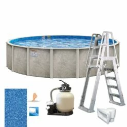 Verona 18' X 54" Round Above Ground Pool Package -US Swimming Pool Sales 2024 Verona 18 x 54 Round Above Ground Pool Package 6