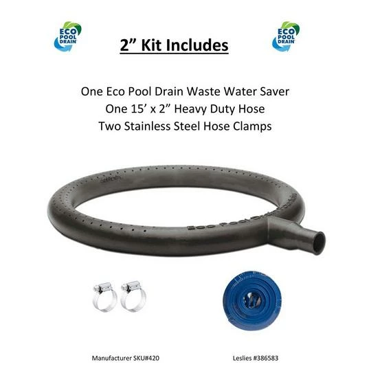 Eco Pool Drain - Waste Water Saver 2" Hose Kit 5 Eco Pool Drain - Waste Water Saver 2" Hose Kit - Image 3