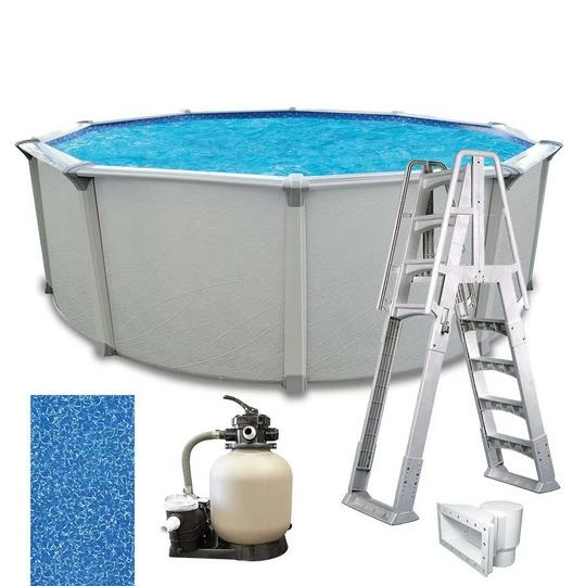 Weekender II Premium 24' X 52" Round Above Ground Pool Package 3 Weekender II Premium 24' X 52" Round Above Ground Pool Package